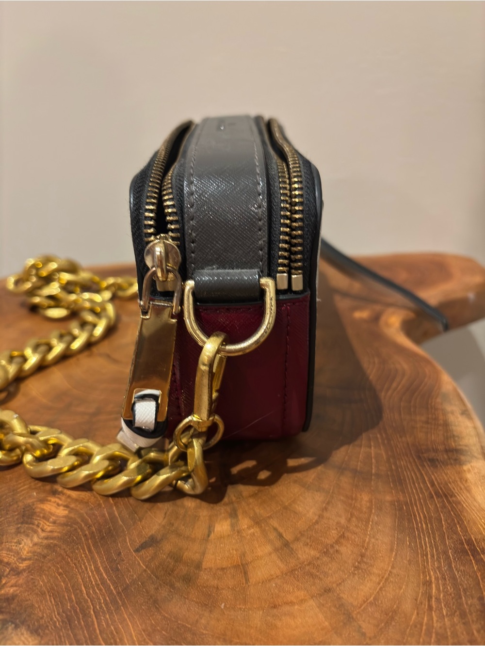 Marc Jacobs Snapshot Metallic Gold Colorblock Crossbody Bag - Picture 5 of 8